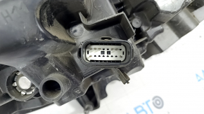 Headlight front left complete Ford Fusion mk5 17-20 halogen, with DRL, cracks in glass, sand