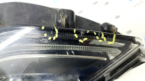 Headlight front left complete Ford Fusion mk5 17-20 halogen, with DRL, cracks in glass, sand