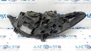 Front right headlight complete Ford Fusion mk5 17-20 halogen, with DRL, sand, scratches