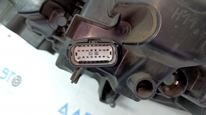 Front right headlight complete Ford Fusion mk5 17-20 halogen, with DRL, sand, scratches