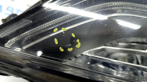 Front right headlight complete Ford Fusion mk5 17-20 halogen, with DRL, sand, scratches