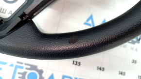 Bare steering wheel Ford Fusion mk5 13-20 rubber black, scuffs, torn fasteners