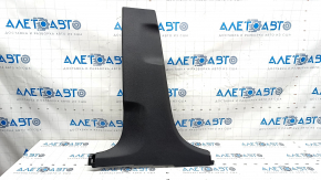 Center pillar trim lower left Hyundai Tucson 16-21 black, scratches, broken mount