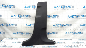 Center pillar trim lower right Hyundai Tucson 16-21 black, scratches, broken mount
