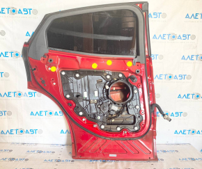 Door assembly rear left Ford Mustang Mach-E 21-23 red D4