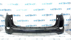 Rear bumper bare Hyundai Tucson 16-18 pre-rest without parking sensors, black