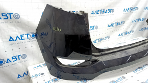 Rear bumper bare Hyundai Tucson 16-18 pre-rest without parking sensors, black