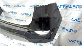 Rear bumper bare Hyundai Tucson 16-18 pre-rest without parking sensors, black