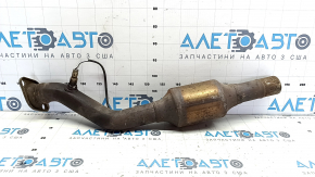 Intake pipe with catalytic converter Jeep Patriot 11-17 2.4 with lambda, edges on lambda are licked