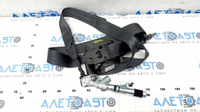 Driver's seat belt Ford Mustang mk6 18-rest coupe black, with tensioner, shot