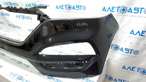 Front bumper bare Hyundai Tucson 16-18 black, cracks in fasteners