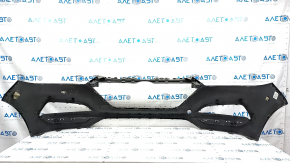 Front bumper bare Hyundai Tucson 16-18 black, cracks in fasteners