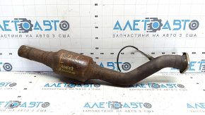 Intake pipe with catalytic converter Jeep Compass 11-16 2.0, 2.4 type 2, edges on lambda are licked