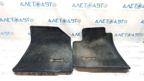 Floor mats set Lexus ES350 07-12 cloth black, for cleaning