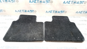 Floor mats set Lexus ES350 07-12 cloth black, for cleaning