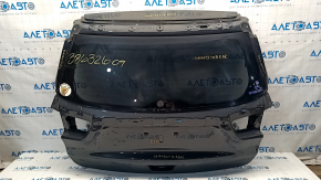 Bare tailgate with glass Jeep Compass 17- PSQ graphite, with glass moldings, tinted, butts