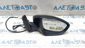 Side mirror right VW Jetta 11-18 6 pins, turn signal, black