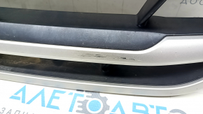 Radiator grill assembly Hyundai Tucson 16-18 black with emblem, scratches, sand