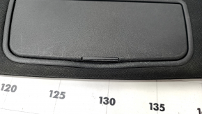 Left visor Ford Mustang mk6 15- coupe black, without hook, scratches, needs cleaning