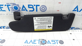 Right visor Ford Mustang mk6 15- coupe black, without hook, scratches