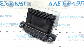 Radio tape recorder Hyundai Tucson 16-18 small display, useful chrome