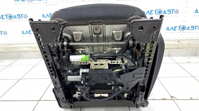 Driver's seat Ford Mustang mk6 15- without airbag, electric + mechanical, coupe, black, cloth, shot, for dry cleaning