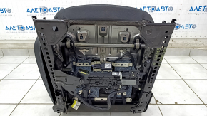 Passenger seat Ford Mustang mk6 15- without airbag, electric + mechanical, coupe, black, cloth, shot, for dry cleaning