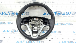 Naked steering wheel Hyundai Tucson 16-18 rubber, scuffs, needs cleaning, bumps