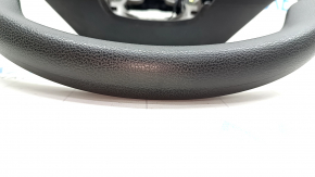 Naked steering wheel Hyundai Tucson 16-18 rubber, scuffs, needs cleaning, bumps