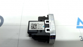 Front Left Door Lock Button Ford Mustang mk6 15 - Black with Chrome