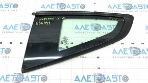 Window blind glass rear left Ford Mustang mk6 15- coupe, scratch on glass, torn seal