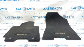 Set of floor mats Hyundai Tucson 16-18 cloth black, for cleaning