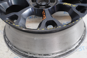 Wheel disk R17x7J Fiat 500L 14-type 1, black, light curb