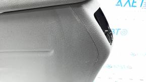 Central console armrest Hyundai Tucson 16-18 leather gray, scratches, broken mount