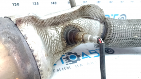 Intake pipe with catalytic converter VW Jetta 13-16 USA 1.4T hybrid edges on lambdas are torn off