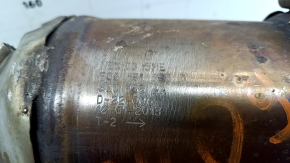 Intake pipe with catalytic converter VW Jetta 13-16 USA 1.4T hybrid edges on lambdas are torn off