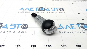 Gear knob Ford Mustang mk6 15 - leather black, scratches