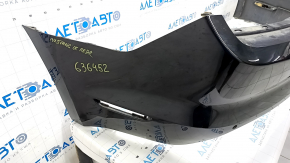 Rear bumper bare Ford Mustang mk6 18 - for parking sensors, black, scratch, crack in mount, dent