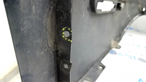 Rear bumper bare Ford Mustang mk6 18 - for parking sensors, black, scratch, crack in mount, dent