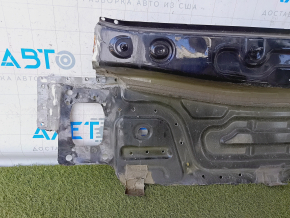 Rear panel VW Passat b8 16-19 2 parts, drilled, black