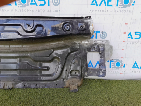 Rear panel VW Passat b8 16-19 2 parts, drilled, black