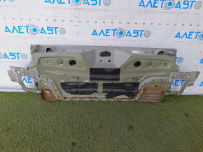 Rear panel VW Passat b8 16-19 2 parts, drilled, black