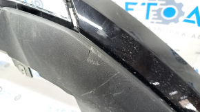 Lower lip of the front bumper Ford Edge 19- SEL, TITANIUM black, structure, scratches