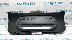 Jeep Compass 11-16 black trunk door trim for speakers, scratch, plastic turned white