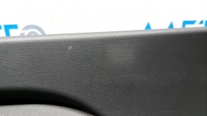 Jeep Compass 11-16 black trunk door trim for speakers, scratch, plastic turned white