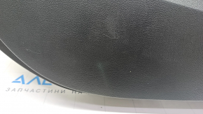 Door trim card front left Ford Mustang mk6 15- black, insert black cloth, armrest leather black, scratches, plastic turned white, broken, broken fastening