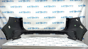 Rear bumper bare Ford Edge 19 - for parking sensors, black