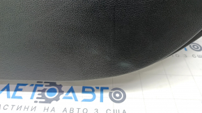 Door trim card front right Ford Mustang mk6 15- black, insert black cloth, armrest leather black, plastic turned white, broken