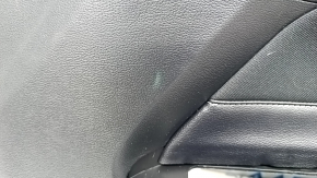 Door trim card front right Ford Mustang mk6 15- black, insert black cloth, armrest leather black, plastic turned white, broken