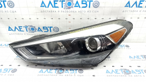 Headlight front left bare Hyundai Tucson 16-18 halogen, with mount and overlay, for polishing, spider web